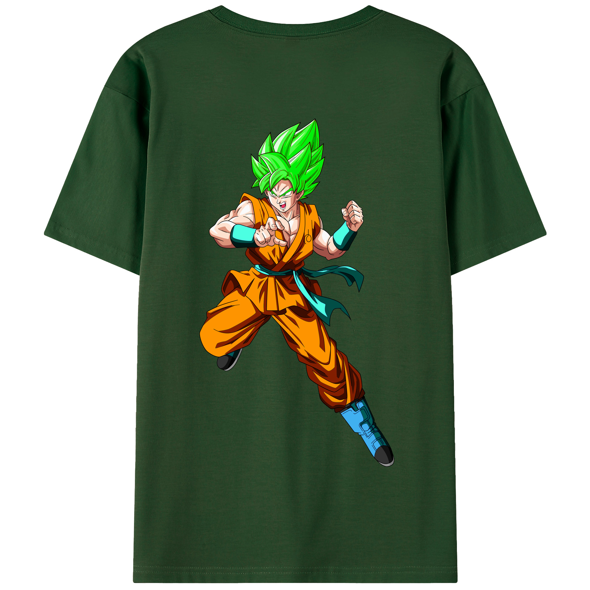 （画像用） ドラゴンボール 孫 悟飯（そんごはん）DRAGON BALL Son Gohan 綿100％半袖Tシャツ（背面プリント）